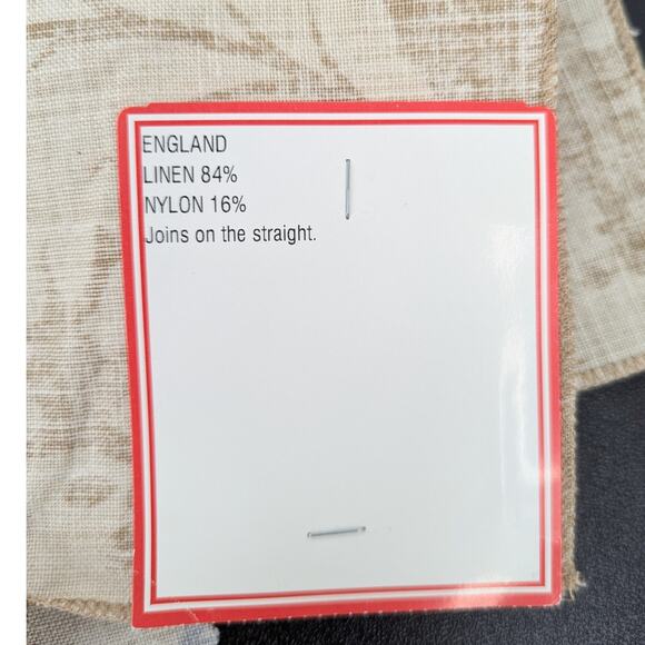 Brunschwig & Fils Linen Damask Fabric Sample Coffee Brown Craft Material Boho - Picture 3 of 5